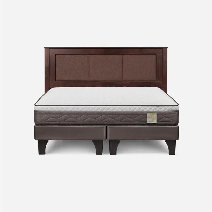 Cama New Style 4 Plus 2 Plazas + Respaldo Rachel