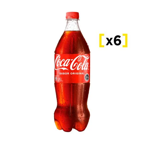 Coca Cola Botella 1,5Lts x6