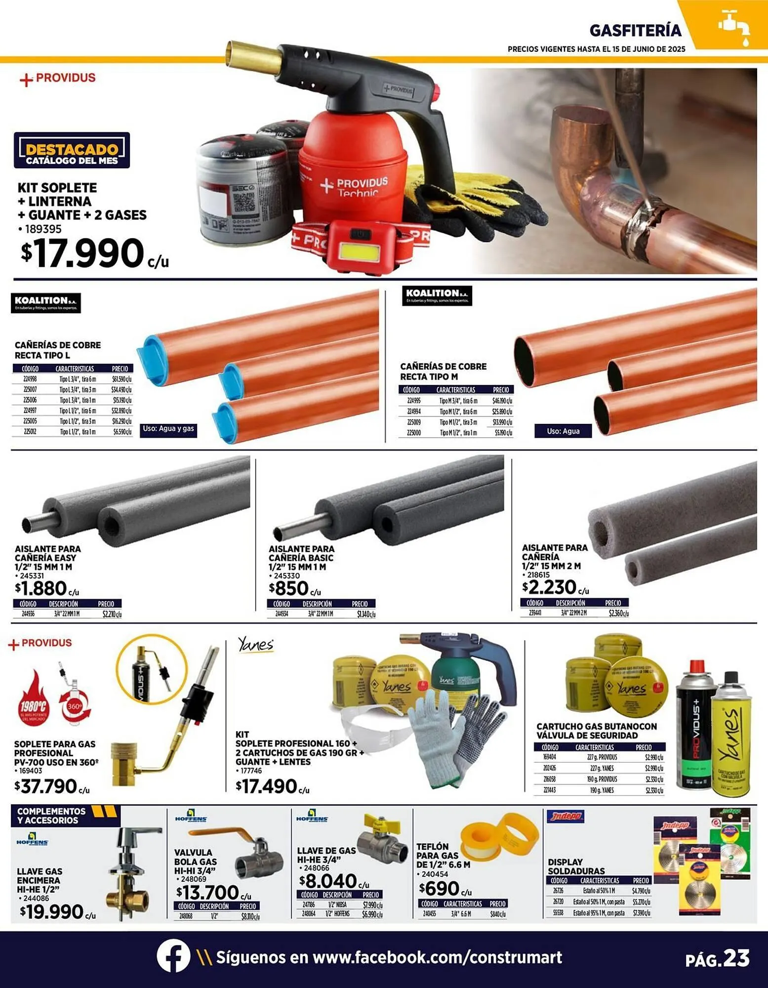 Catálogo de Catálogo Construmart 1 de julio al 31 de julio 2025 - Página 23