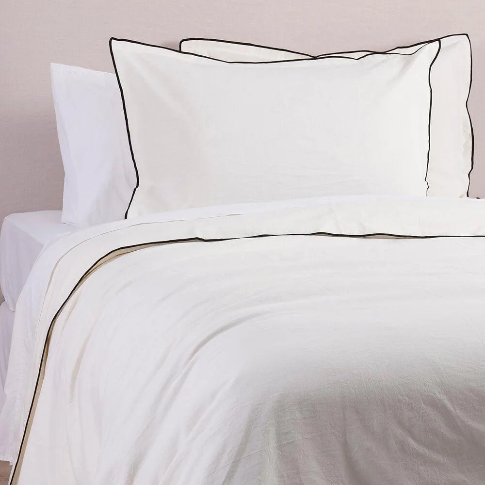 Funda Plumón Frame Super King Crudo