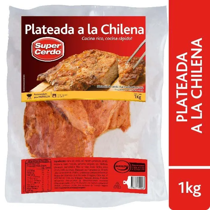 Plateada Chilena Super 700 Gr
