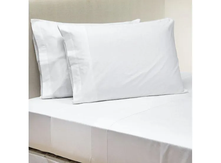 JUEGO DE SABANAS DE 300 HILOS DE ALGODÓN BLANCO KING RELAN