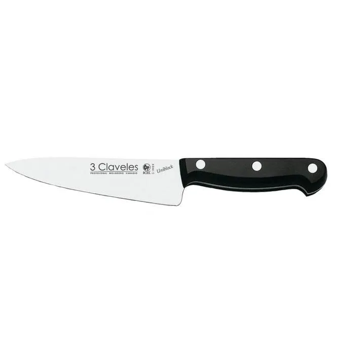 TRES CLAVELES CUCHILLO UNIBL. 20 CM 1158