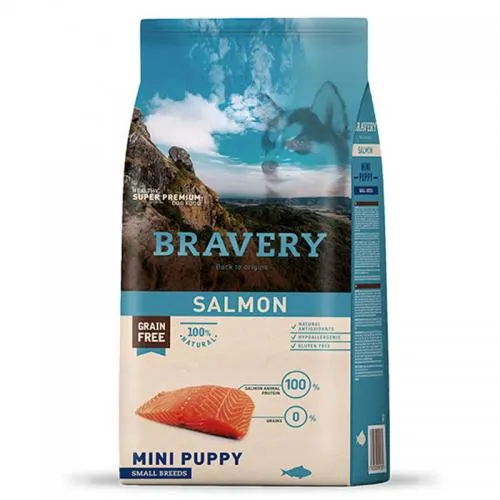 BRAVERY SALMON MINI PUPPY SMALL BREEDS 2 KG