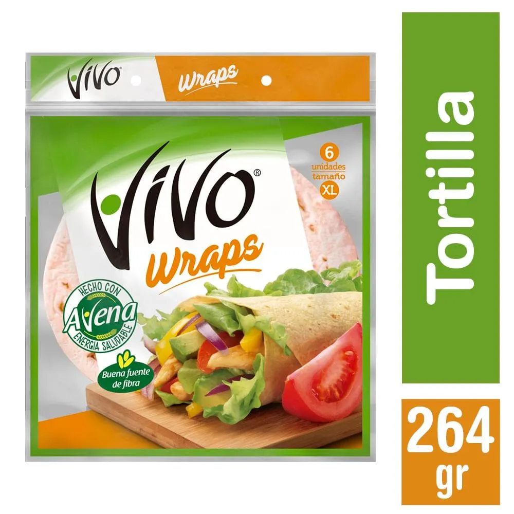 Tortilla wraps con avena