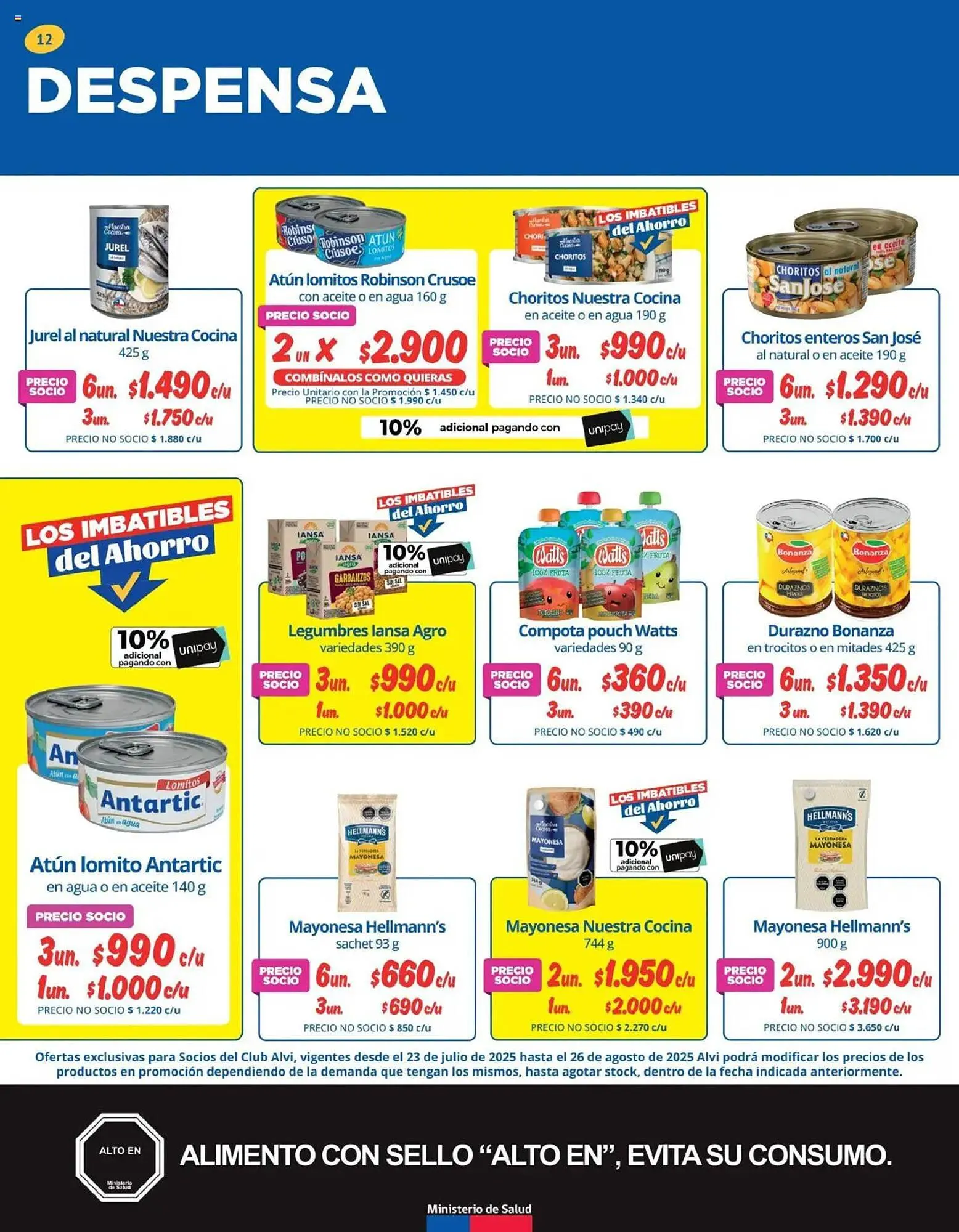Catálogo de Catálogo Alvi 23 de julio al 27 de agosto 2025 - Página 12