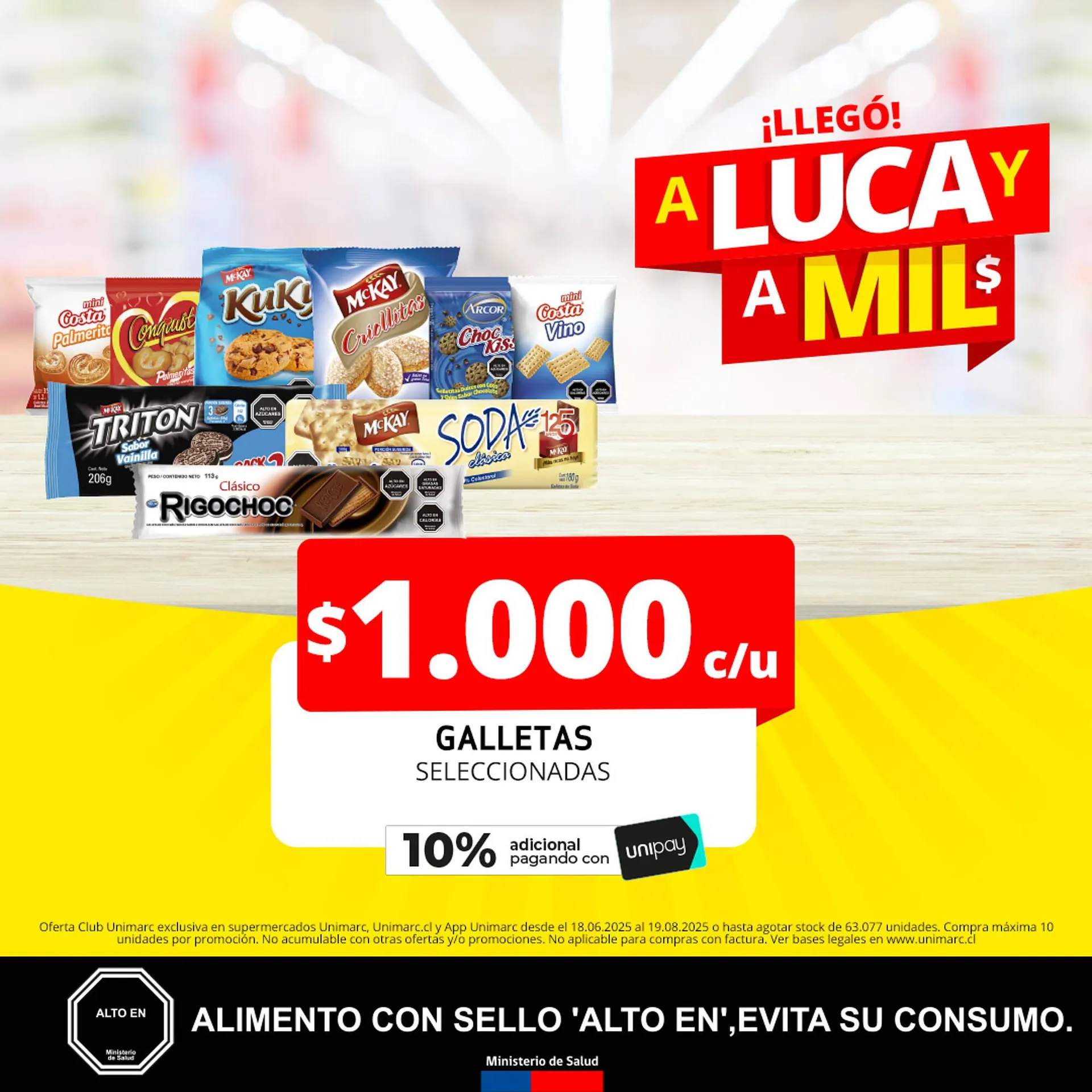 Catálogo de Catálogo Unimarc 30 de junio al 19 de agosto 2025 - Página 1