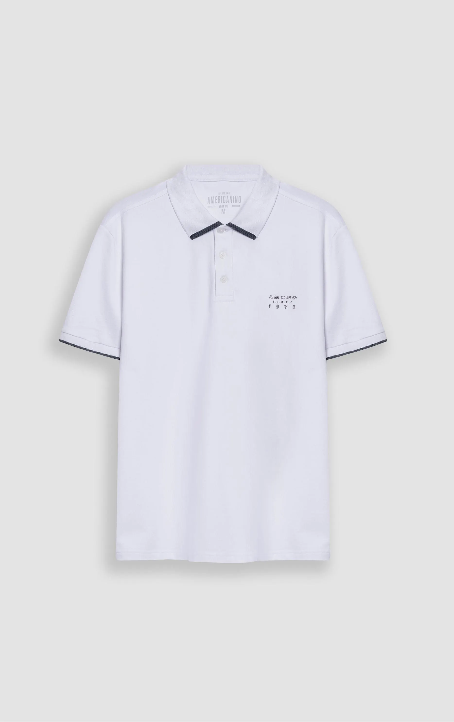 Polo Slim cuello neru para hombre