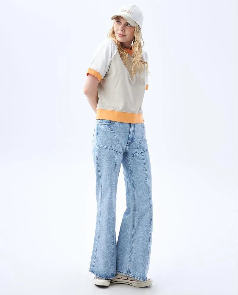 Camiseta de silueta amplia para mujer