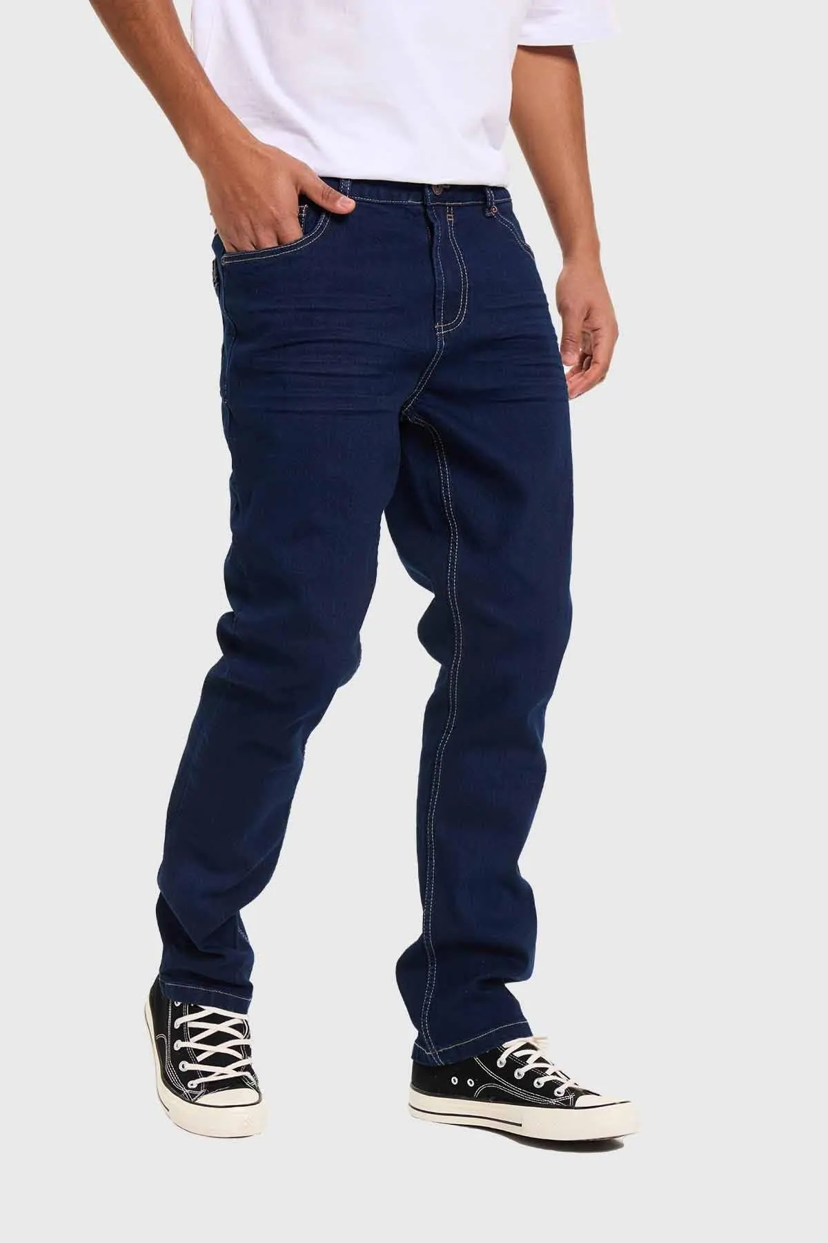 Jeans Hombre Slim Azul Índigo