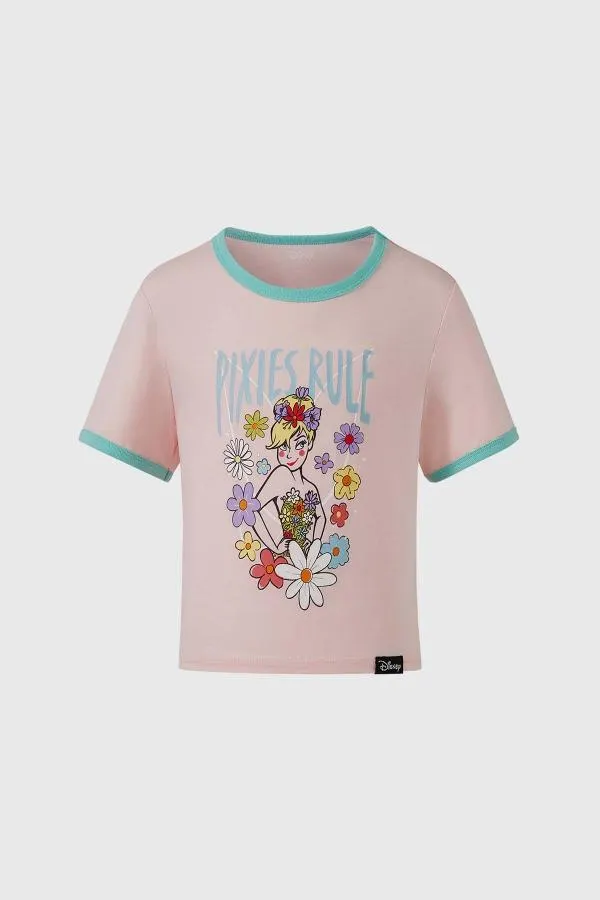 Polera mujer tinerbell rosado
