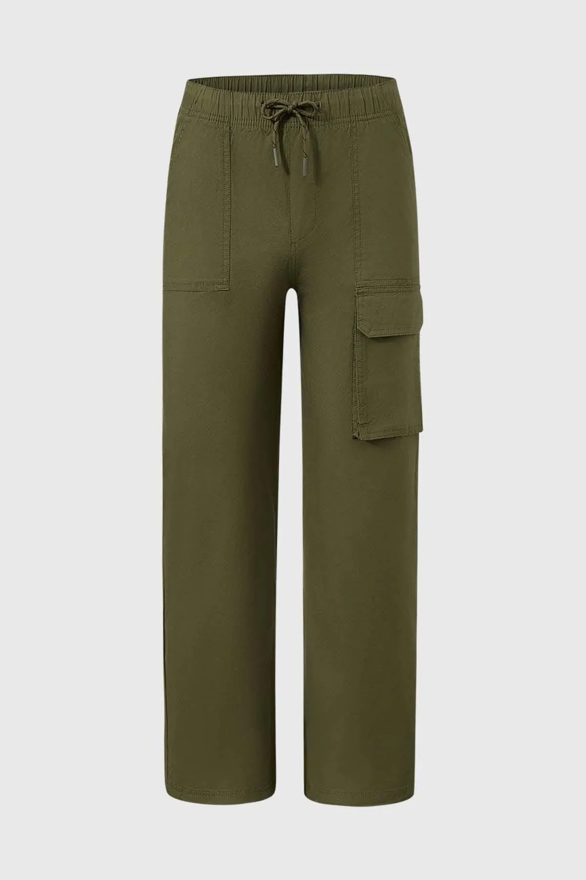 Pantalón Niño Cargo Calce Recto Verde