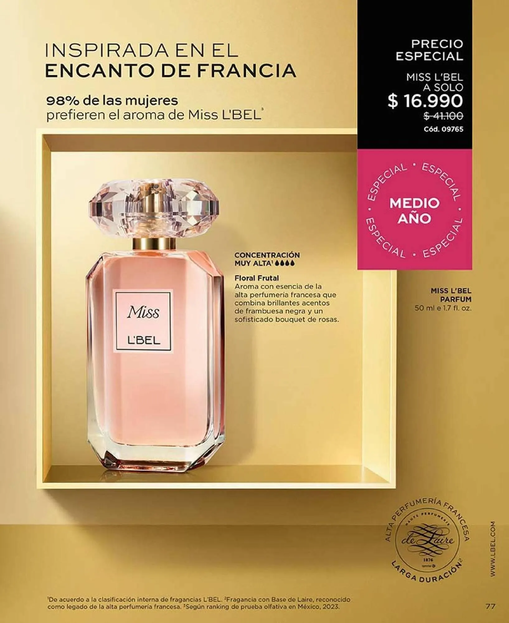 Catálogo de Catálogo L'Bel 1 de noviembre al 30 de noviembre 2025 - Página 77