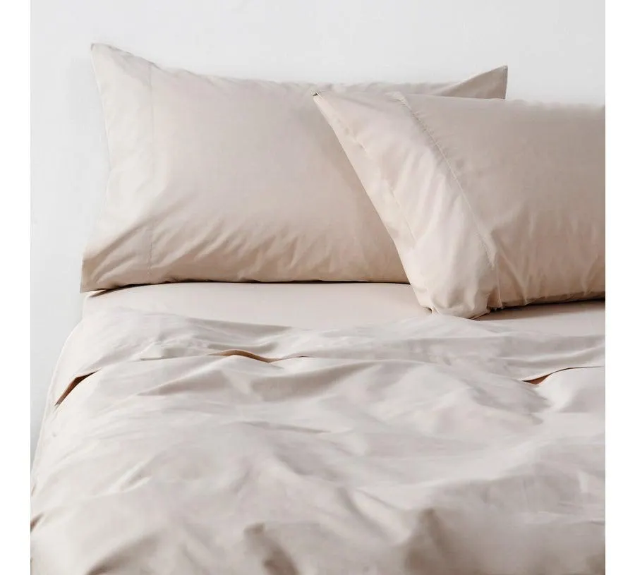 Sábanas King 180 Hilos Liso Taupe