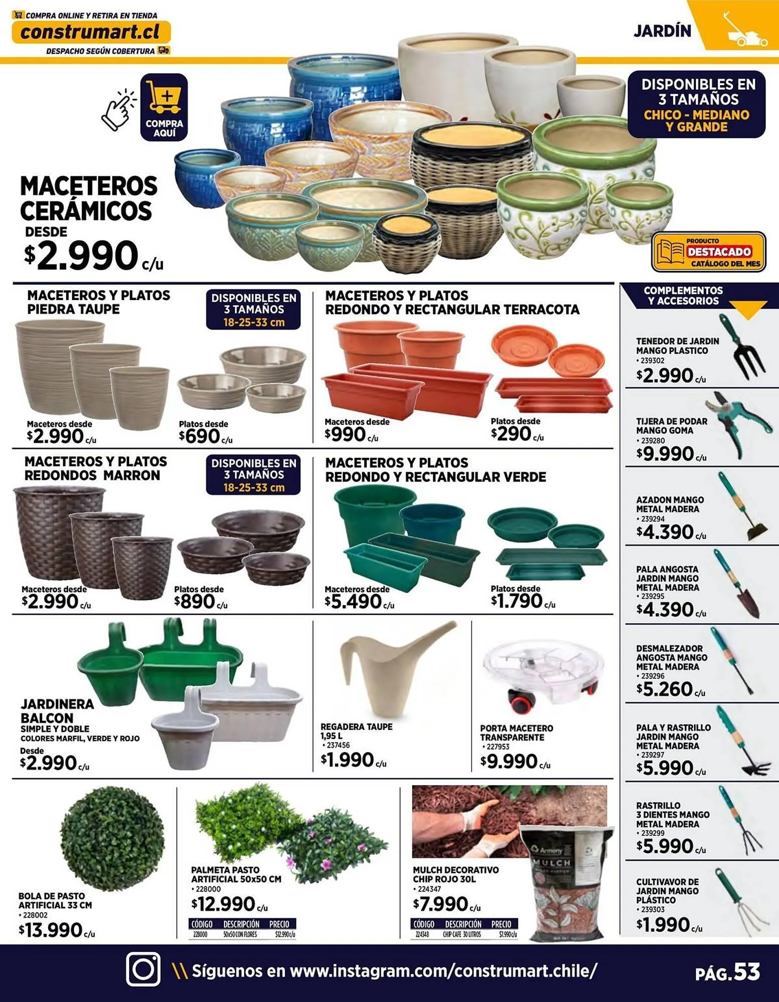 Catálogo de Catálogo Construmart 3 de abril al 28 de abril 2024 - Página 53