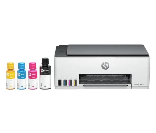 Impresora Todo-en-Uno HP Smart Tank 520, Color, Impresora para Hogar y despacho, Impresión, copia , escaneado, Depósito de impresora de gran volumen, Escanear a PDF