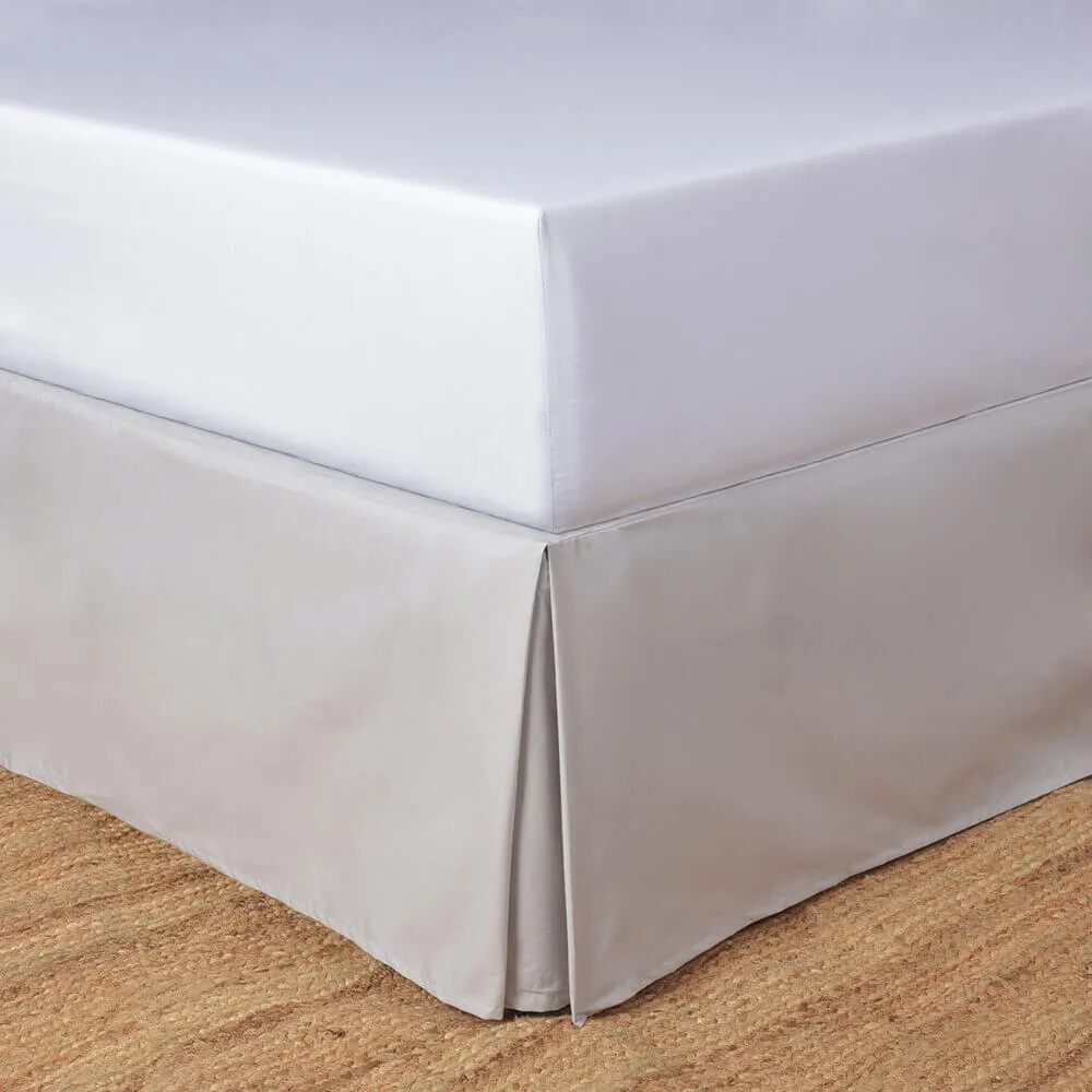 Faldón 200 Hilos Liso Super King Perla