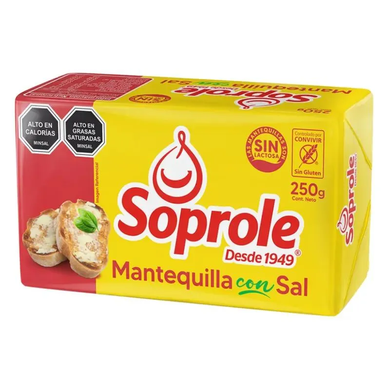 Mantequilla con Sal Soprole 250 g