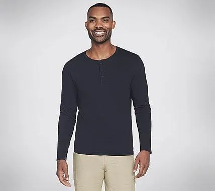 Men's Long Sleeves - Skech-Breeze Slub Henley