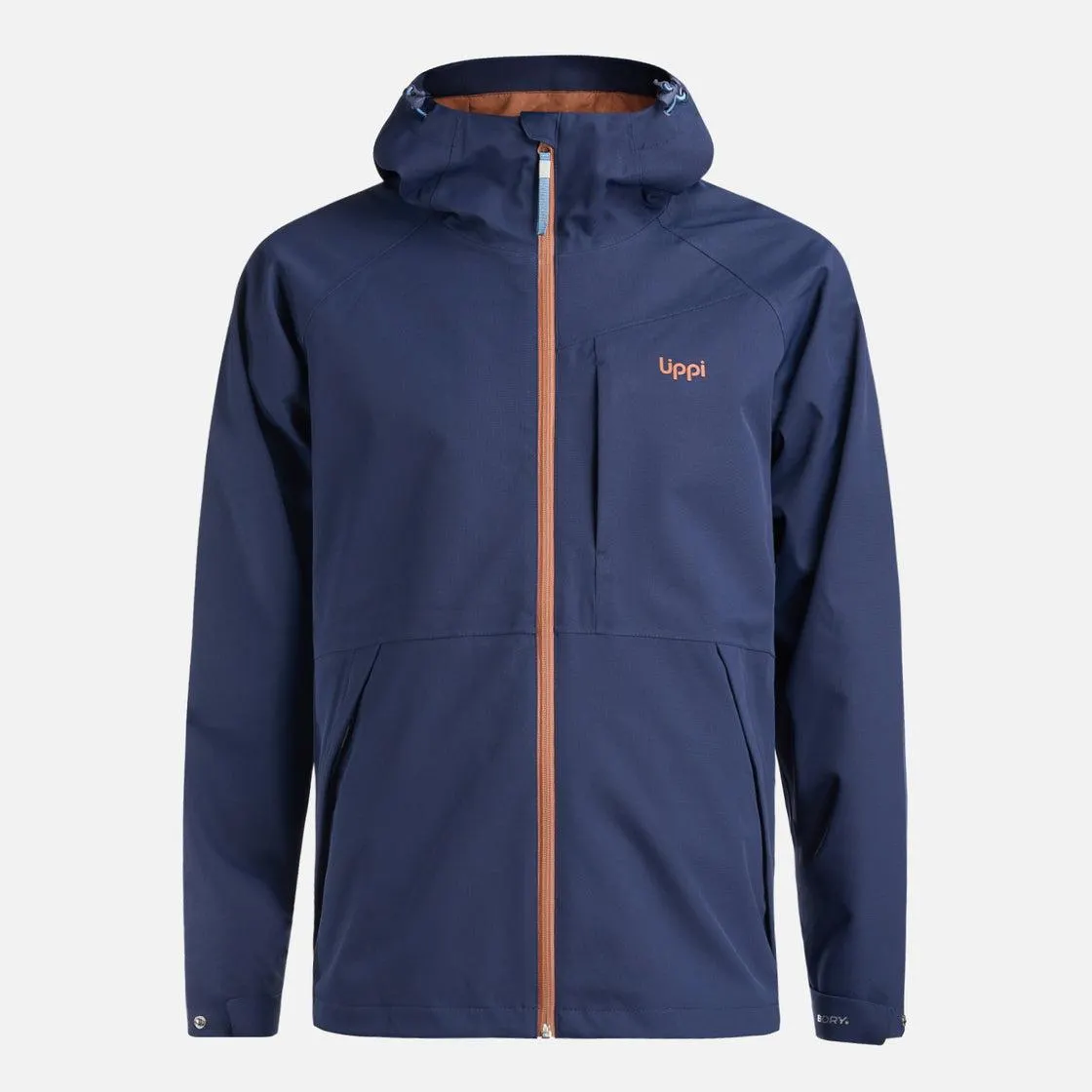 Chaqueta Hombre Massif B-Dry Hoody Jacket Azul Marino Lippi