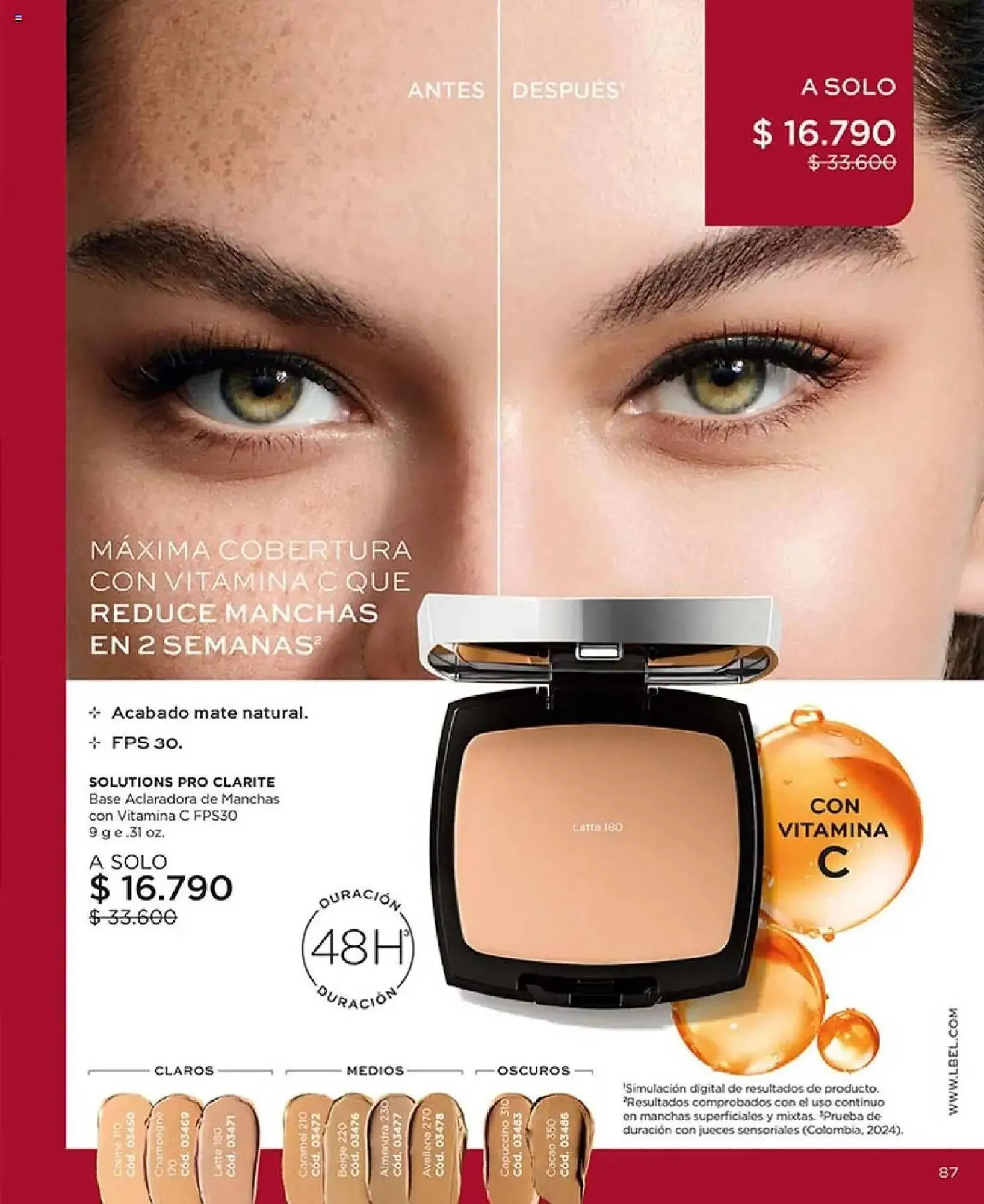 Catálogo de Catálogo L'Bel 14 de octubre al 1 de noviembre 2025 - Página 87