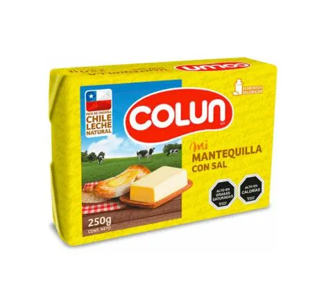 Mantequilla Pan Colun 250 Gr