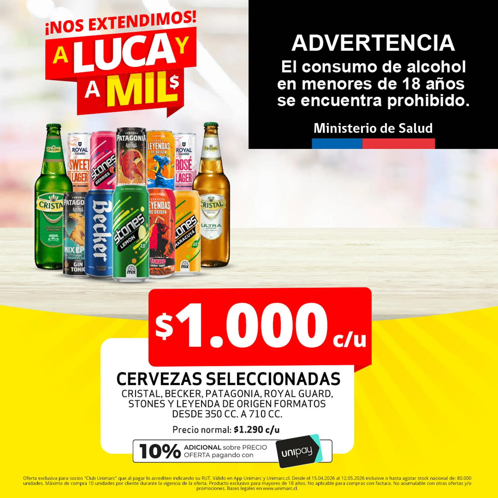 Catálogo de Catálogo Unimarc 30 de abril al 30 de abril 2026 - Página 1