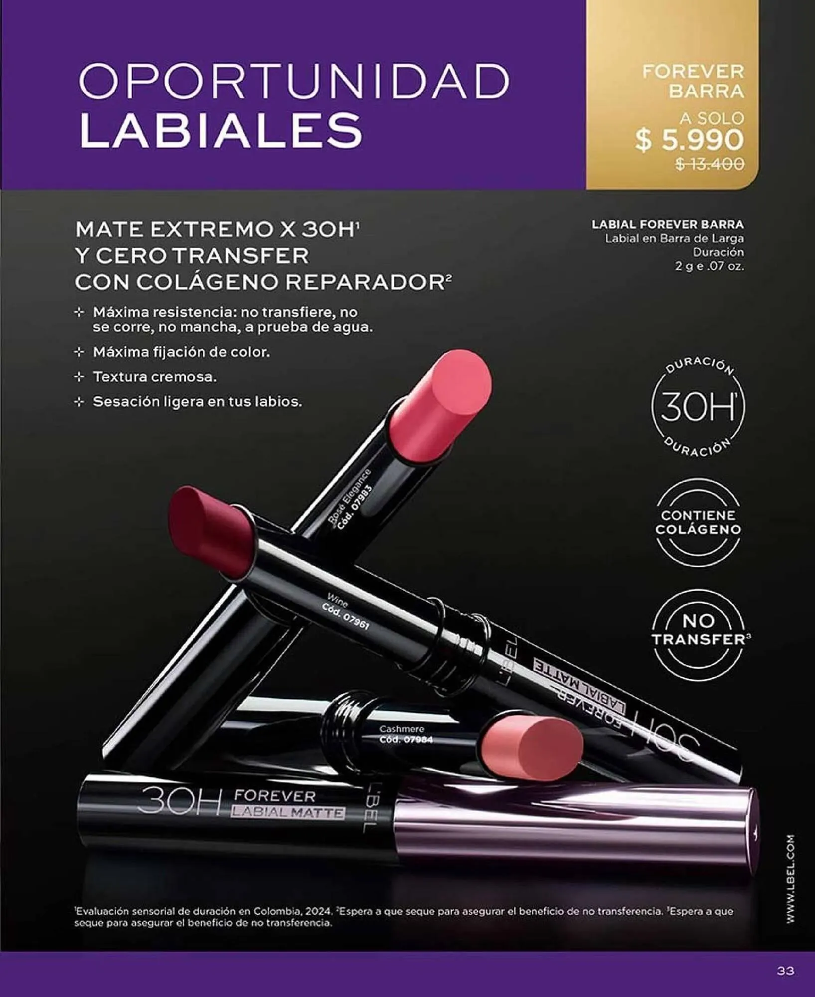 Catálogo de Catálogo L'Bel 10 de julio al 31 de diciembre 2025 - Página 33