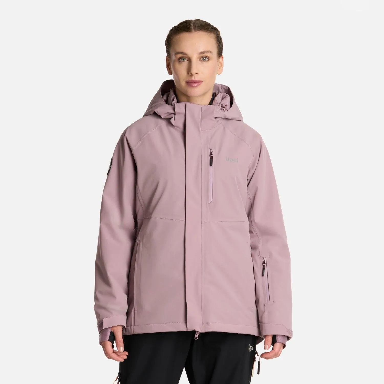 Chaqueta Mujer Andes B-Dry Hoody Jacket Malva Lippi