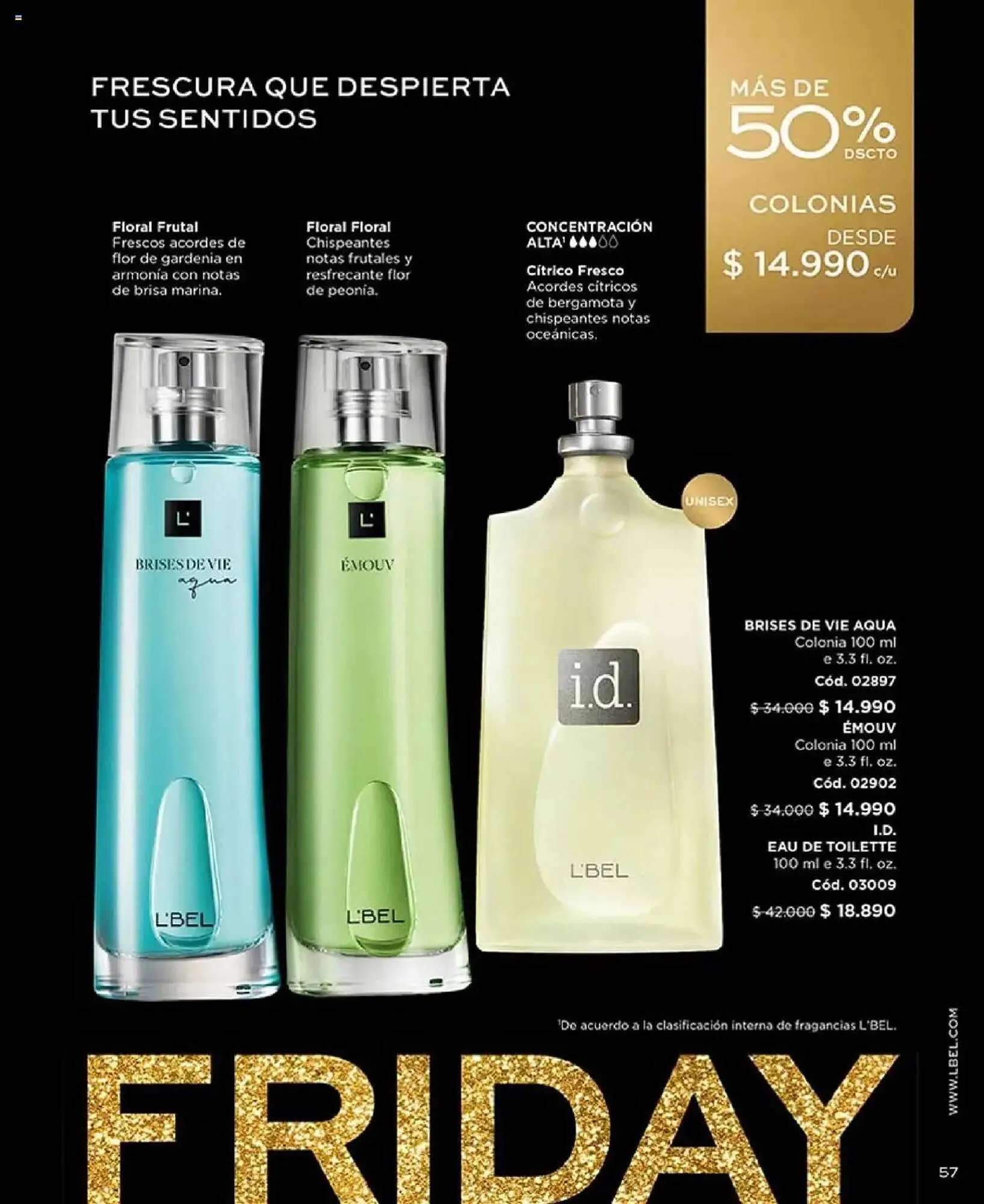 Catálogo de Catálogo L'Bel 14 de octubre al 1 de noviembre 2025 - Página 57