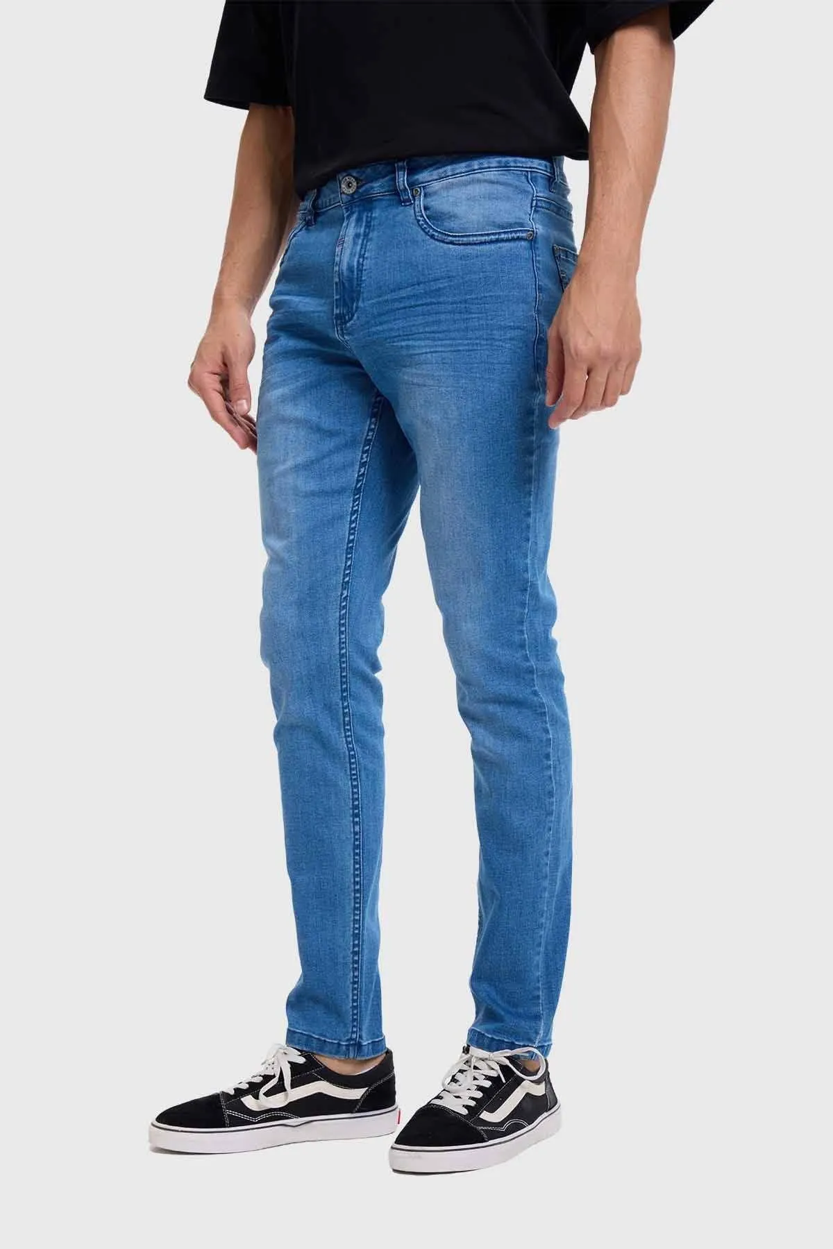 Jeans Hombre Skinny Azul