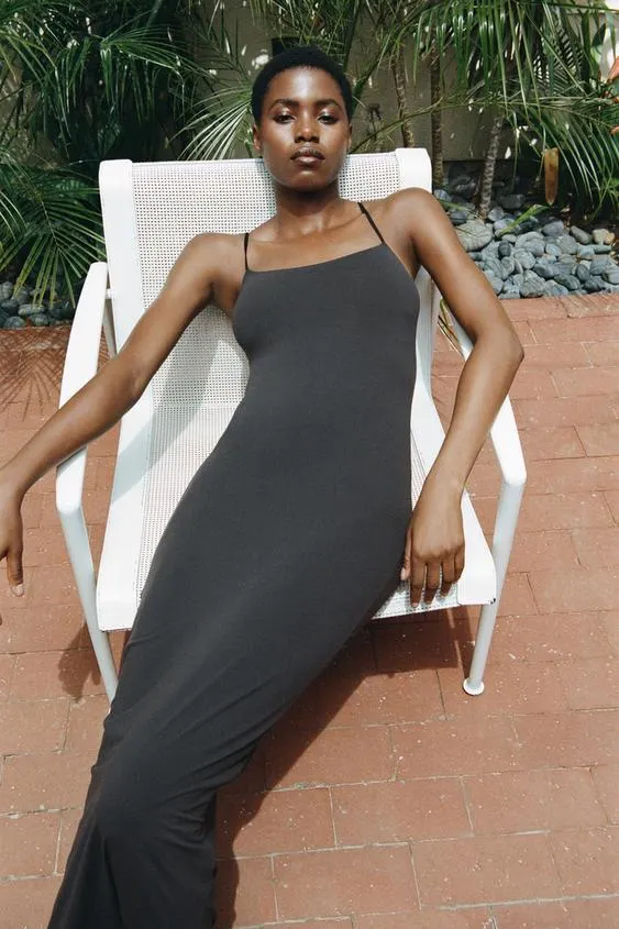 VESTIDO LARGO POLIAMIDA