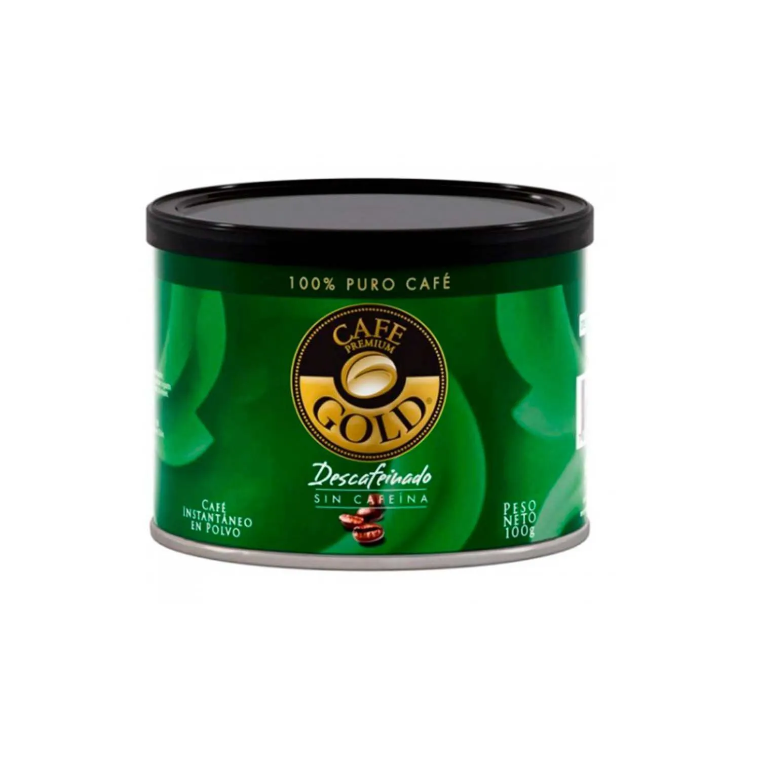 Café Descafeinado Instantáneo Gold, 100gr.