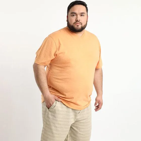 Polera Jersey Melange Cuello V