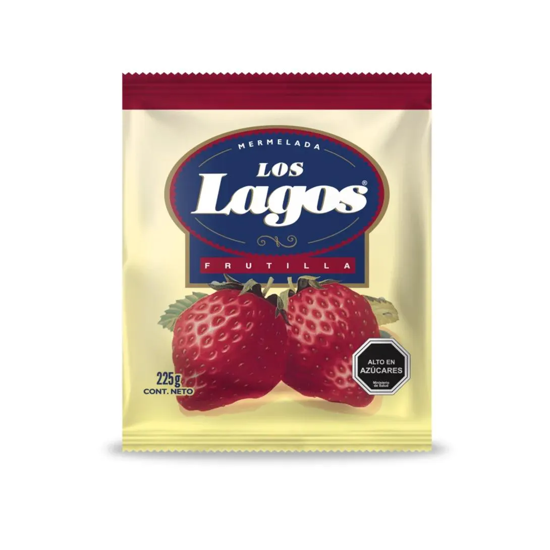 Mermelada Los Lagos de Frutilla, 225gr.
