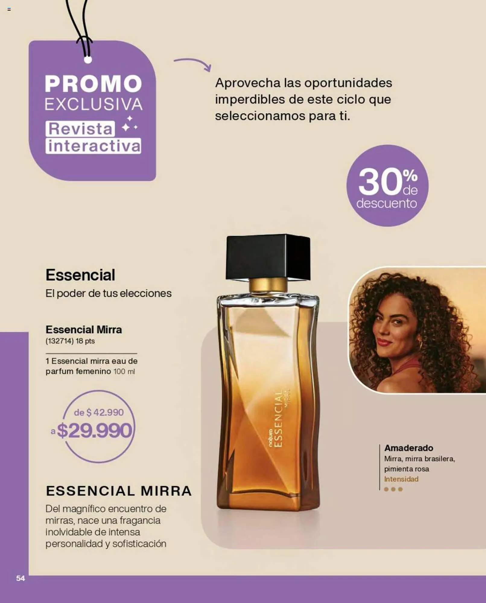 Catálogo de Catálogo Natura 1 de septiembre al 30 de septiembre 2023 - Página 54