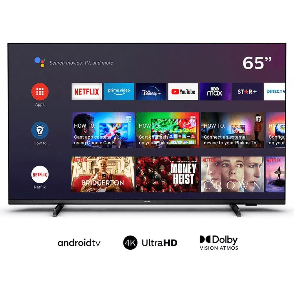 Smart TV 4K Android TV LED UHD 65" Dolby Vision y Dolby Atmos - 65PUD7406