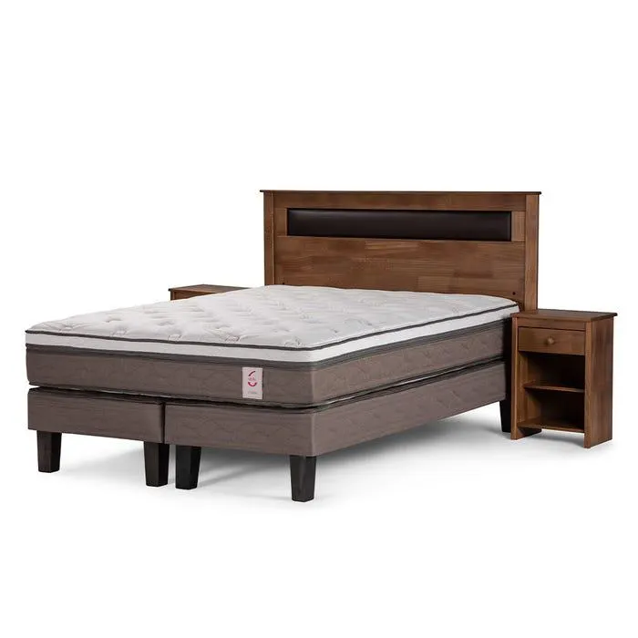 Cama New Style 6 de 2 Plazas + Muebles Ferrara
