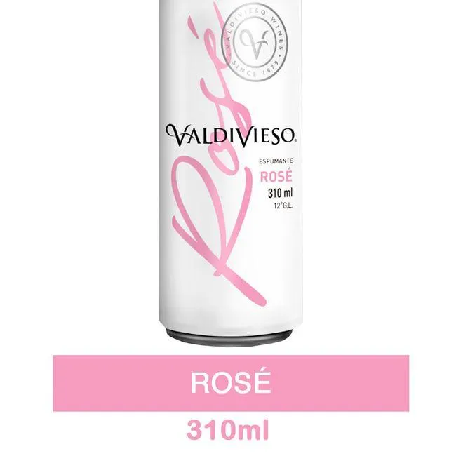 Espumante Valdivieso Rosé Lata 12° 310 cc