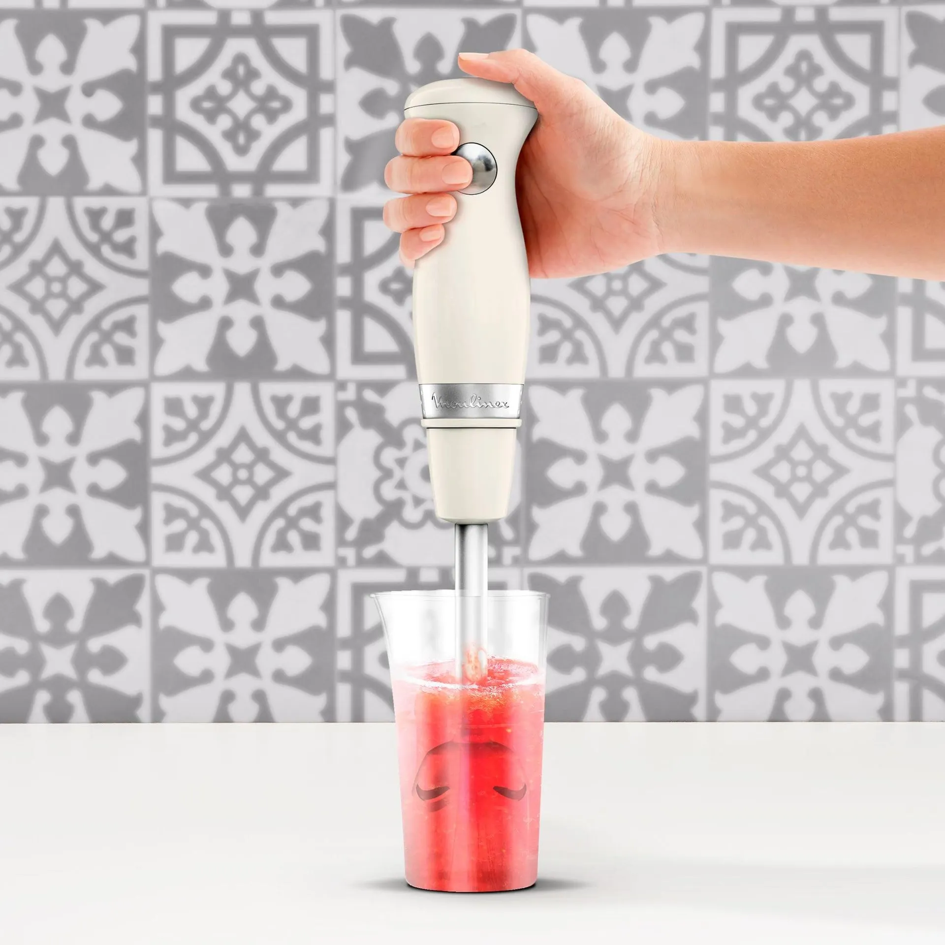 Licuadora De Inmersión Con vaso 450W Moulinex