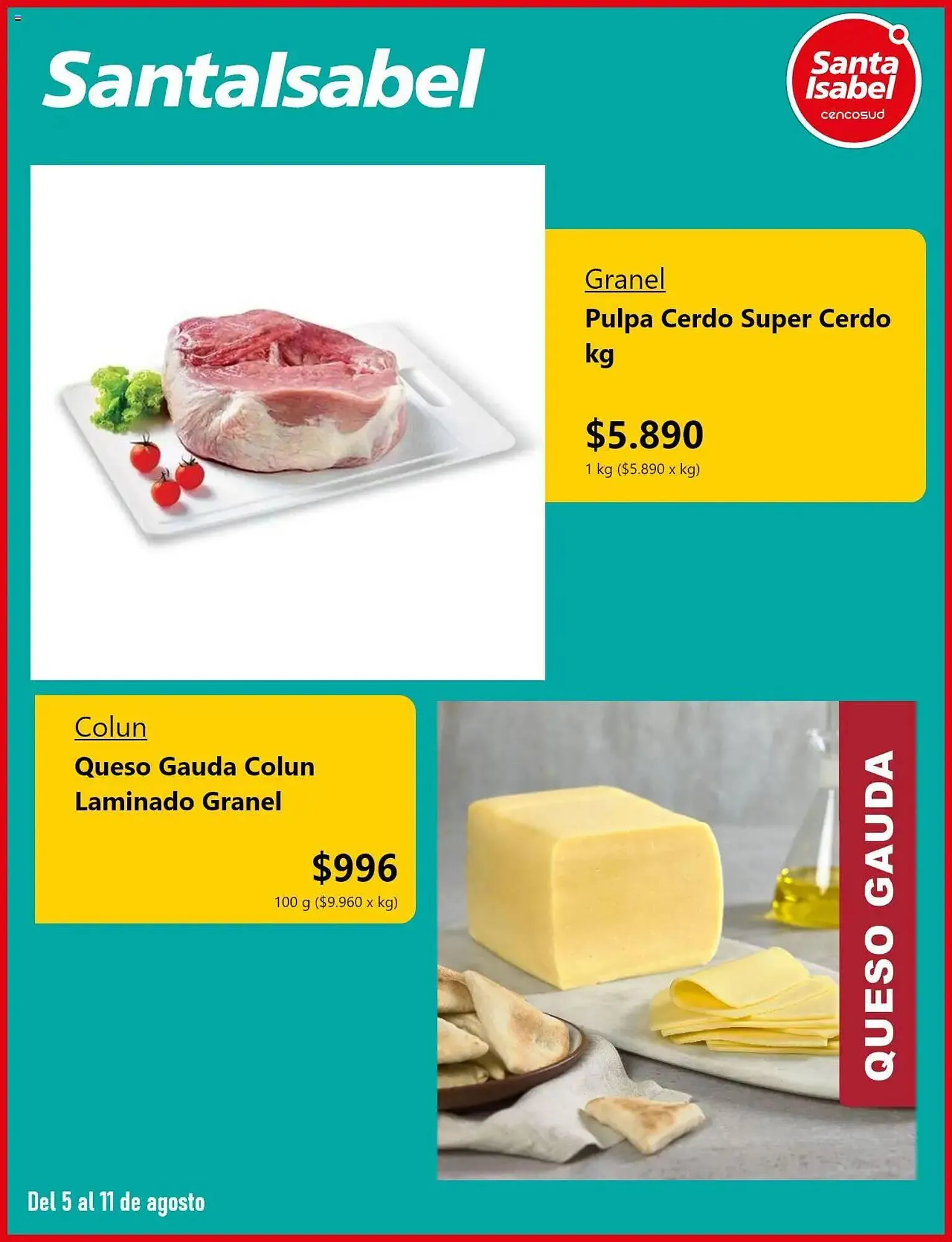 Catálogo de Catálogo Santa Isabel 5 de agosto al 12 de agosto 2025 - Página 2