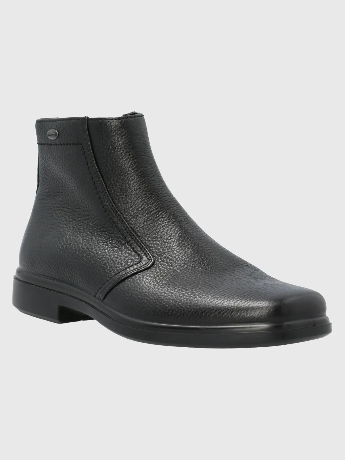 Bota Cuero Hombre Waterproof California Negra Hush Puppies