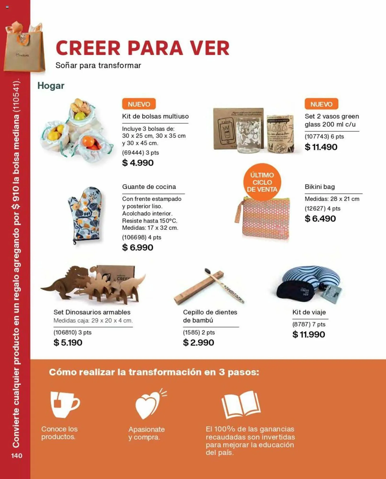 Catálogo de Catálogo Natura 1 de septiembre al 30 de septiembre 2023 - Página 140