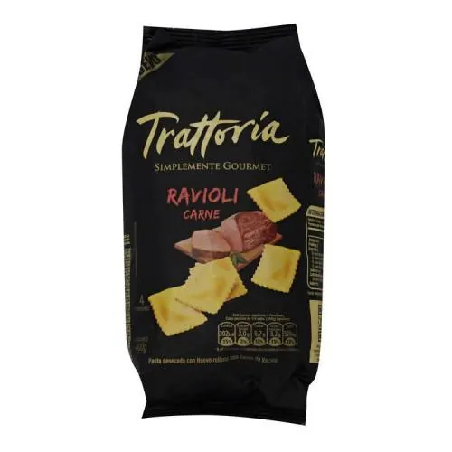 Ravioli Carne Trattoria 400 Grs.