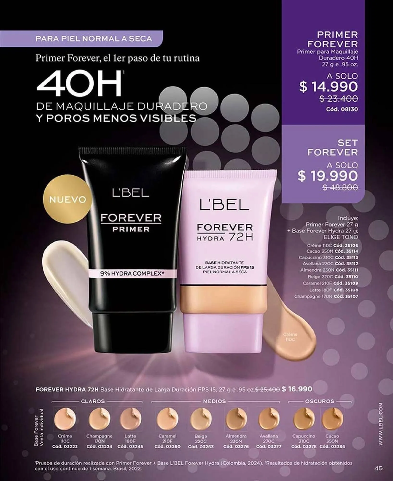 Catálogo de Catálogo L'Bel 6 de octubre al 31 de octubre 2025 - Página 45