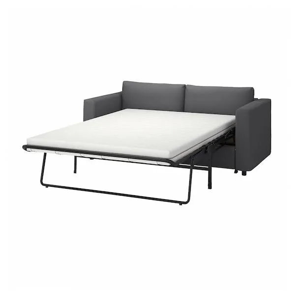 Sofá cama 2 cuerpos, Hallarp gris