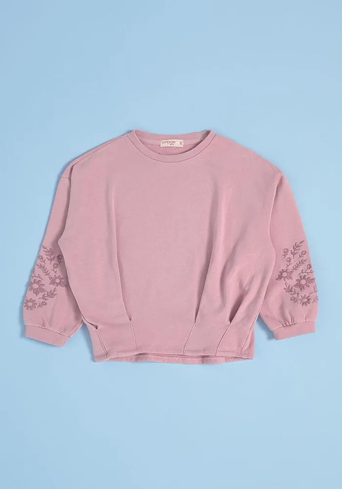 Poleron Lavado Pinzas Bordado