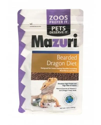 MAZURI BEARDED DRAGON DIET 200 GR