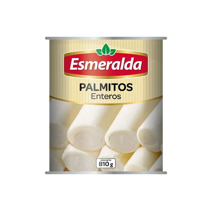 Palmitos Esmeralda Entero 810 Grs