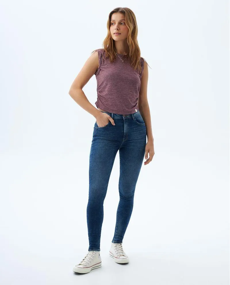Jean Jegging con realce para mujer
